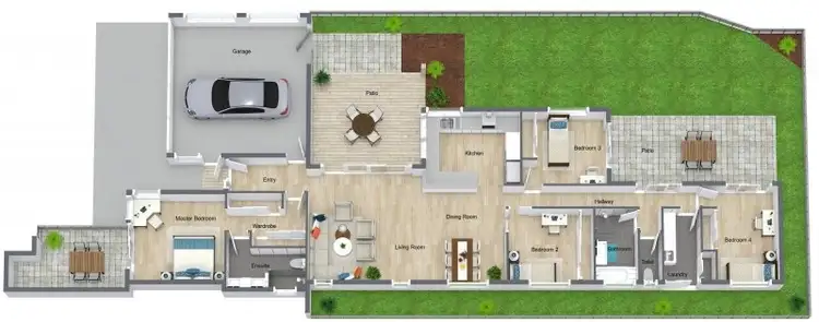 Floorplan of Homely house listing, 8 Seclusion Drive, Palm Cove QLD 4879