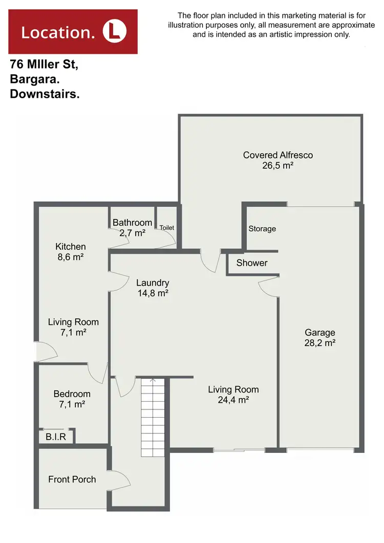 Floorplan of Homely house listing, 76 Miller Street, Bargara QLD 4670