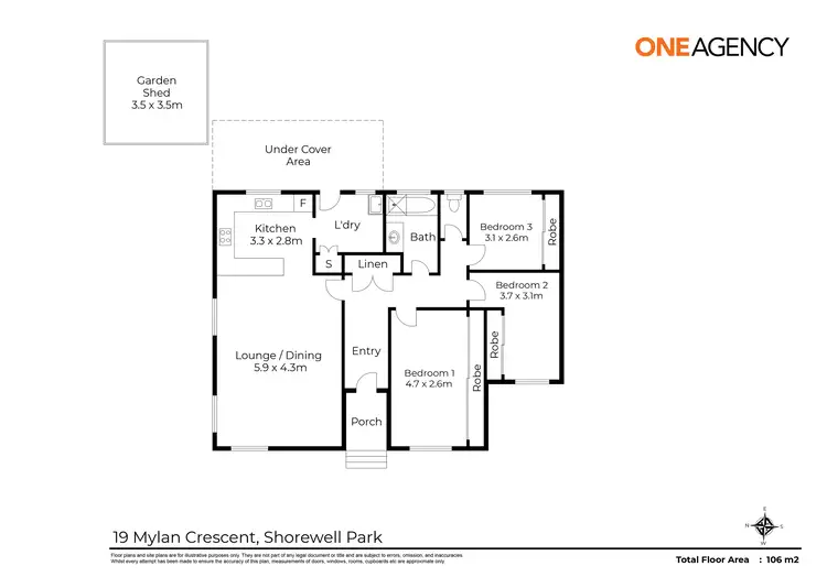 Floorplan of Homely house listing, 19 Mylan Crescent, Shorewell Park TAS 7320