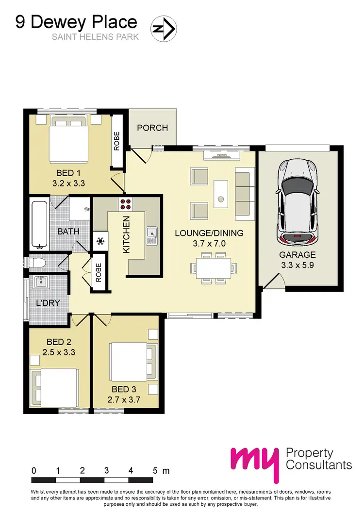 Floorplan of Homely house listing, 9 Dewey Place, St Helens Park NSW 2560