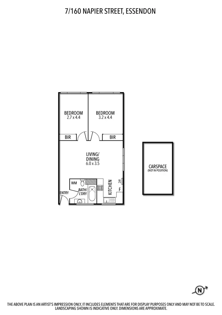Floorplan of Homely flat listing, 7/160 Napier Street, Essendon VIC 3040