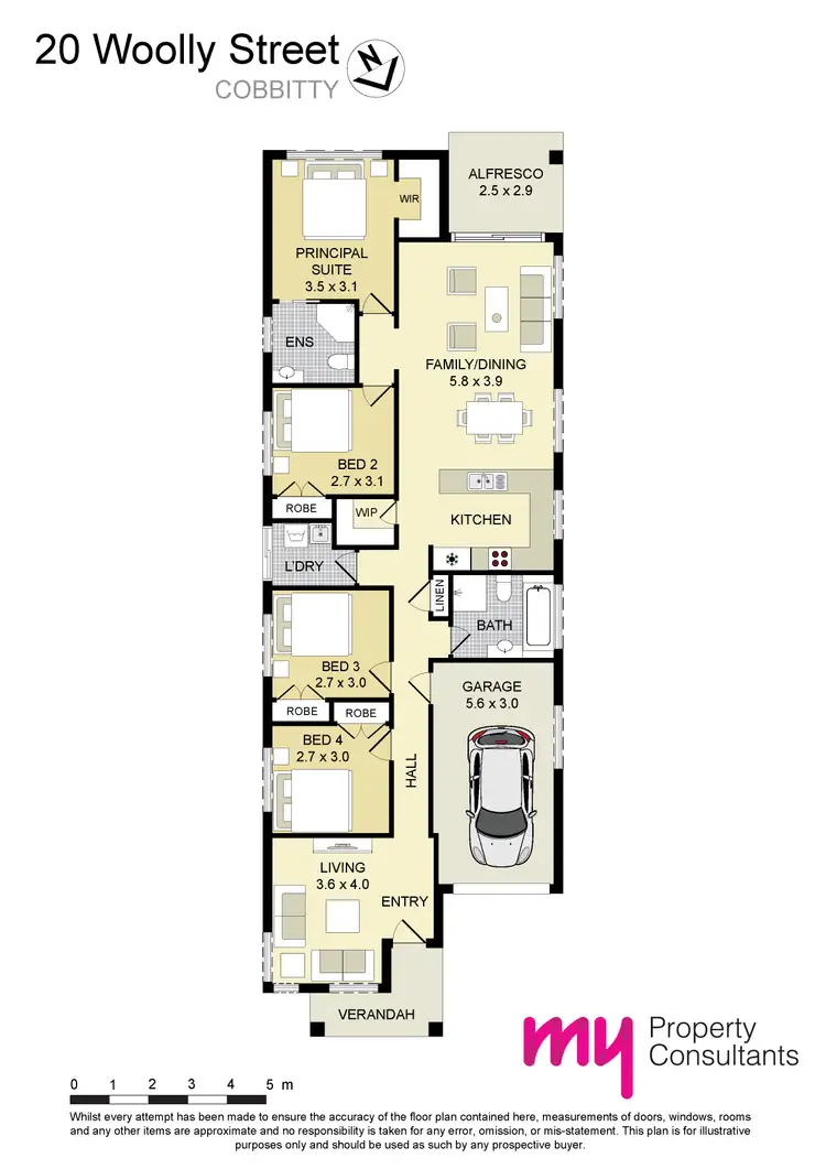 Floorplan of Homely house listing, 22 Woolly Street, Cobbitty NSW 2570