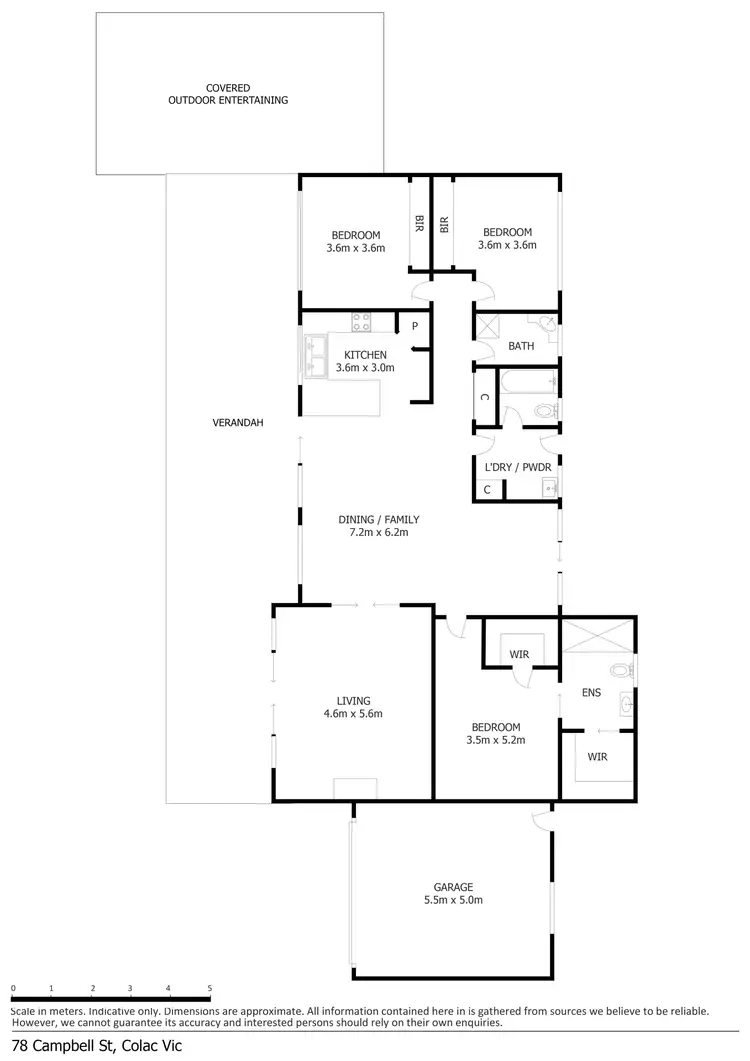 Floorplan of Homely house listing, 78 Campbell Street, Colac VIC 3250