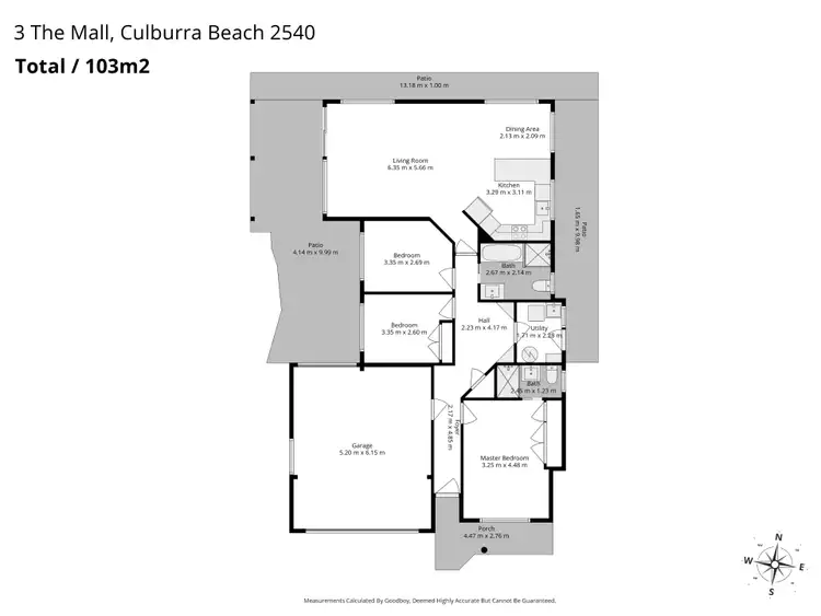 Floorplan of Homely house listing, 3 The Mall, Culburra Beach NSW 2540
