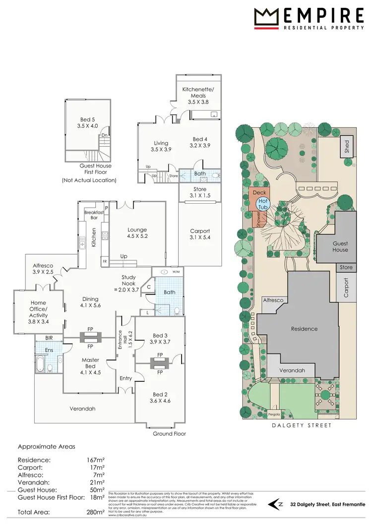Floorplan of Homely house listing, 32 Dalgety Street, East Fremantle WA 6158