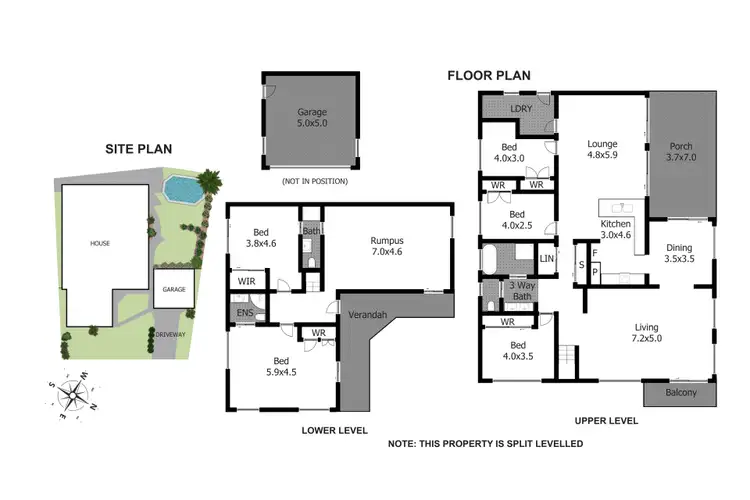 Floorplan of Homely house listing, 4 Etchell Place, Cranebrook NSW 2749