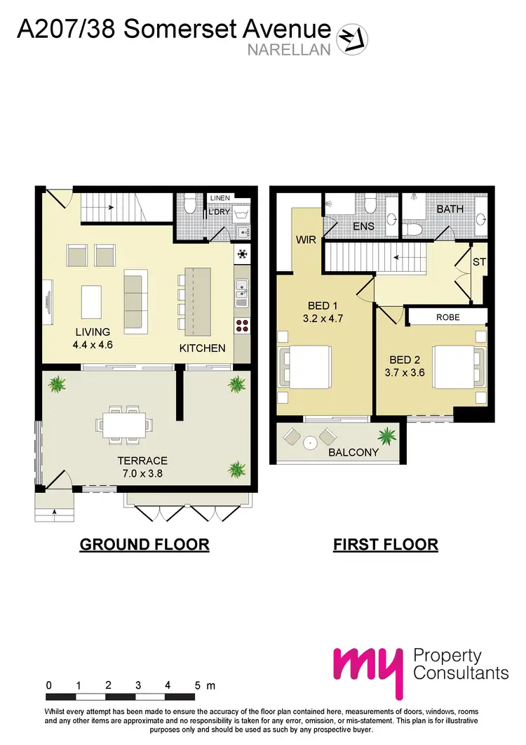 Floorplan of Homely townhouse listing, A207/38 Somerset Avenue, Narellan NSW 2567