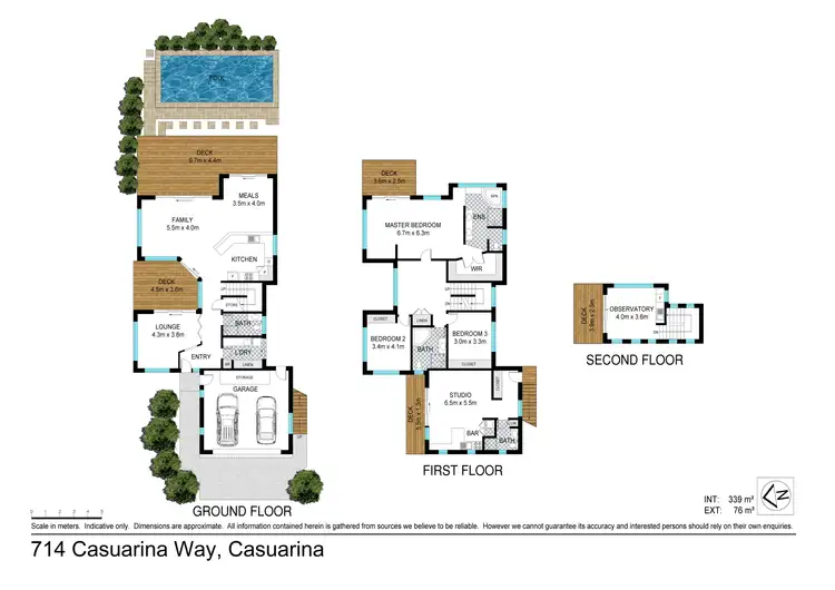 Floorplan of Homely house listing, 714 Casuarina Way, Casuarina NSW 2487