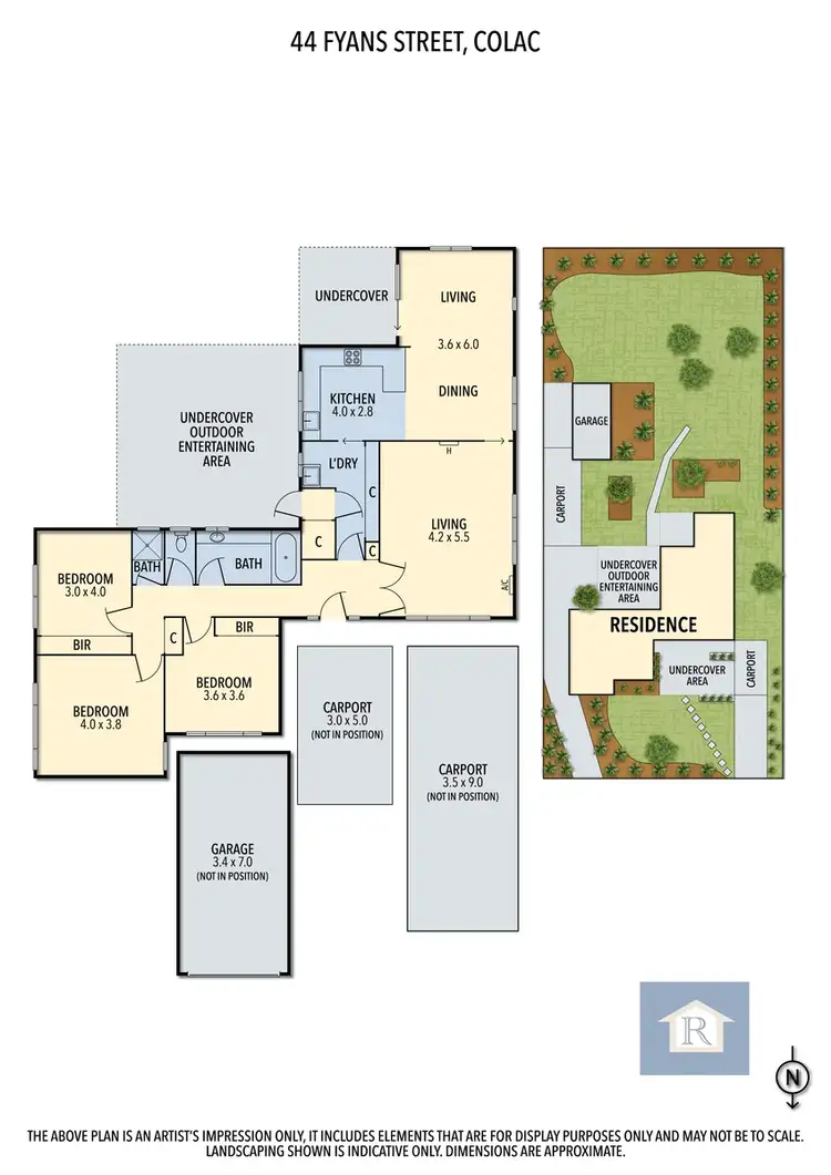 Floorplan of Homely house listing, 44 Fyans Street, Colac VIC 3250