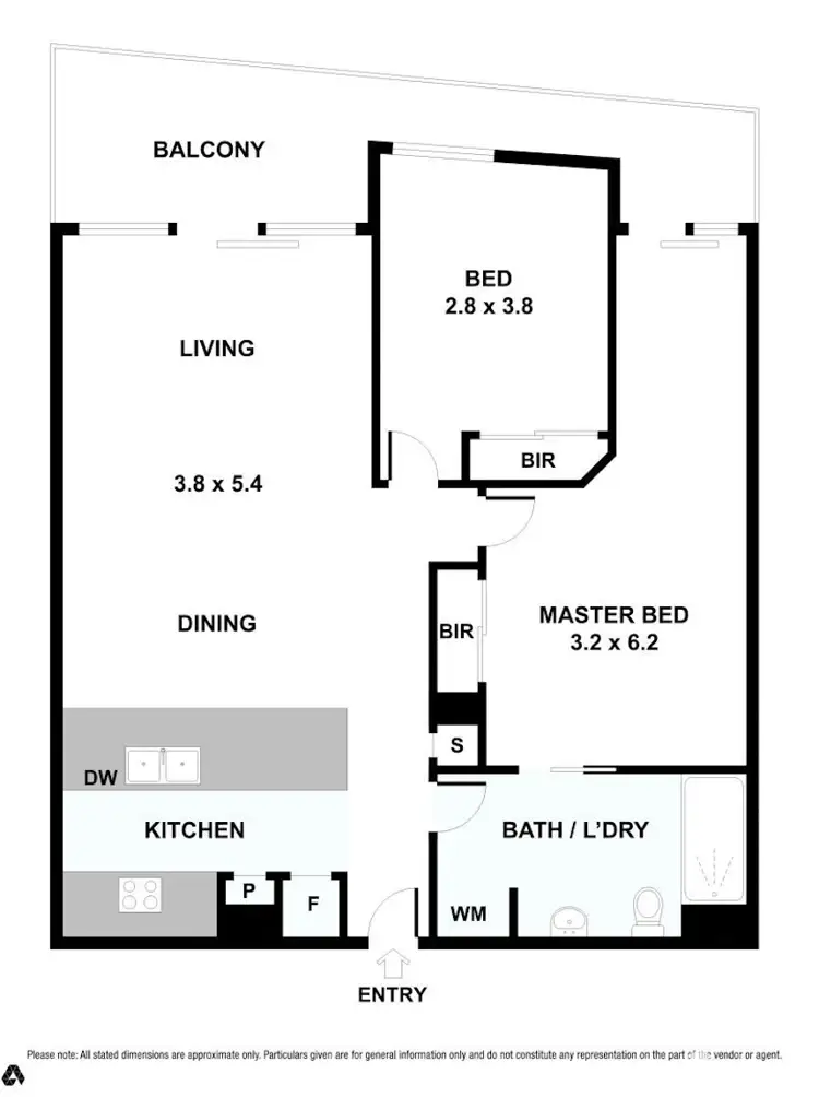 Floorplan of Homely apartment listing, 705/8 Waterview Walk, Docklands VIC 3008