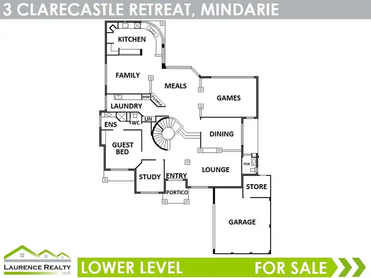 Floorplan of Homely house listing, 3 Clarecastle Retreat, Mindarie WA 6030