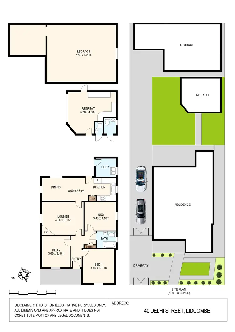 Floorplan of Homely house listing, 40 Delhi Street, Lidcombe NSW 2141