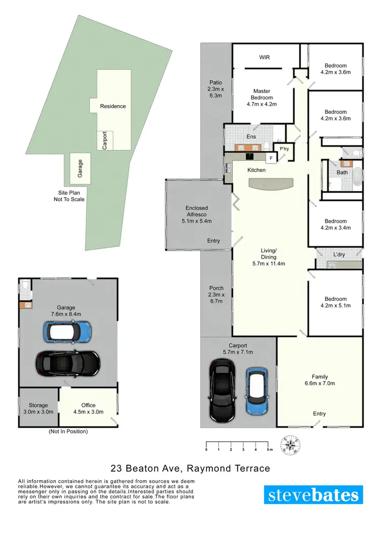Floorplan of Homely house listing, 23 Beaton Avenue, Raymond Terrace NSW 2324