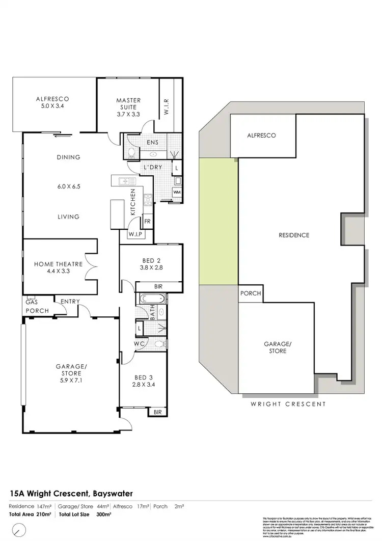 Floorplan of Homely house listing, 15A Wright Crescent, Bayswater WA 6053