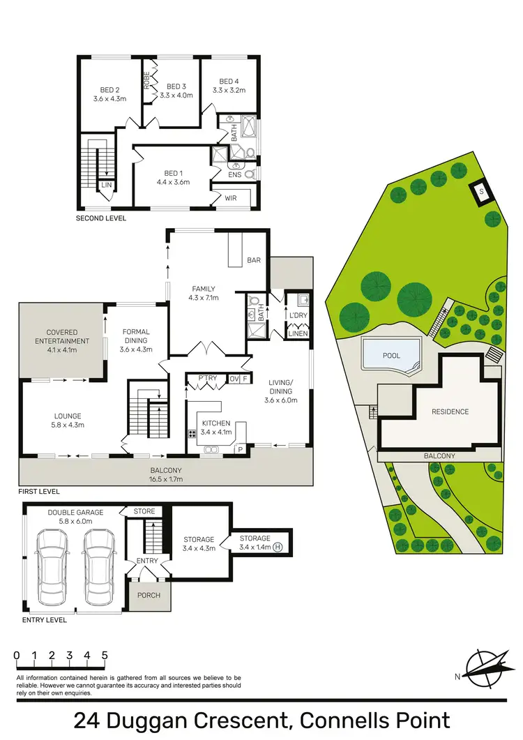 Floorplan of Homely house listing, 24 Duggan Crescent, Connells Point NSW 2221
