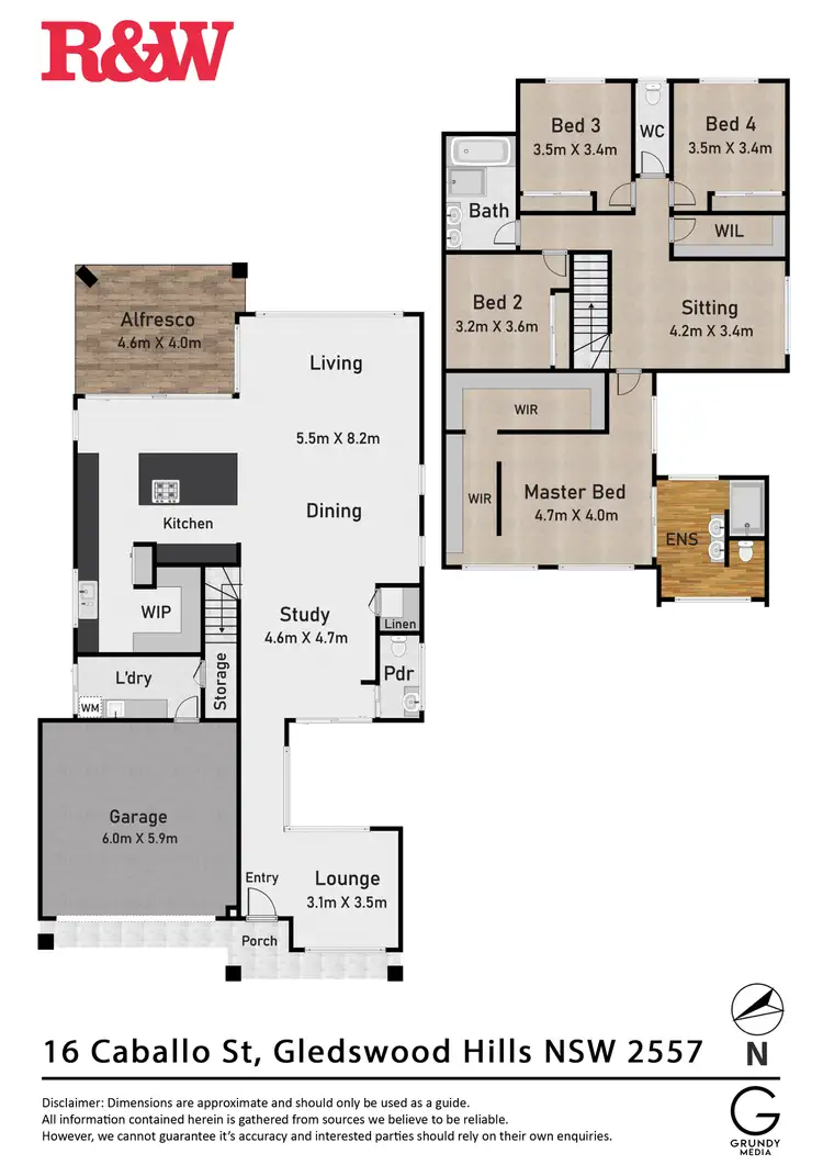 Floorplan of Homely house listing, 16 Caballo Street, Gledswood Hills NSW 2557