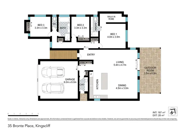 Floorplan of Homely house listing, 35 Bronte Place, Kingscliff NSW 2487