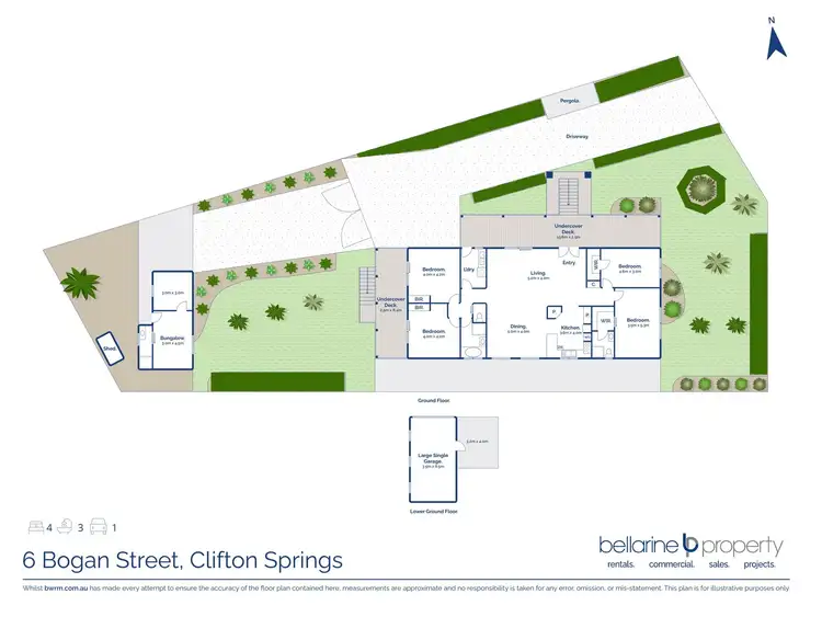 Floorplan of Homely house listing, 6 Bogan Street, Clifton Springs VIC 3222