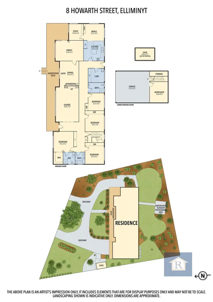 Floorplan of Homely house listing, 8 Howarth Street, Elliminyt VIC 3250