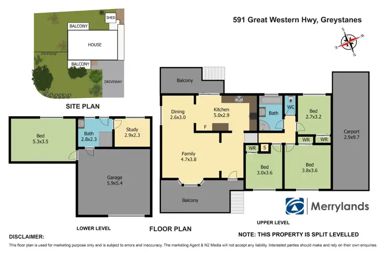 Floorplan of Homely house listing, 591 Great Western Highway, Greystanes NSW 2145