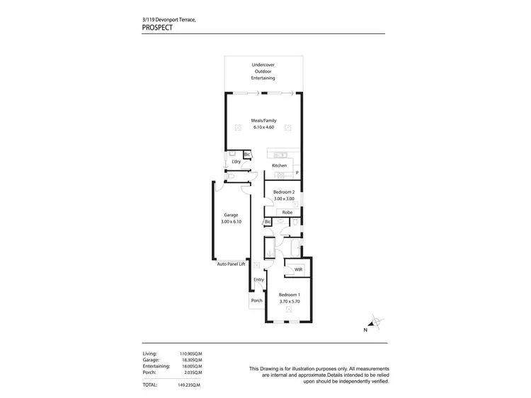 Floorplan of Homely house listing, 3/119 Devonport Terrace, Prospect SA 5082