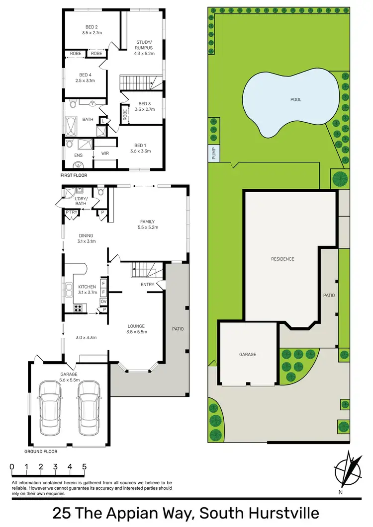 Floorplan of Homely house listing, 25 The Appian Way, South Hurstville NSW 2221