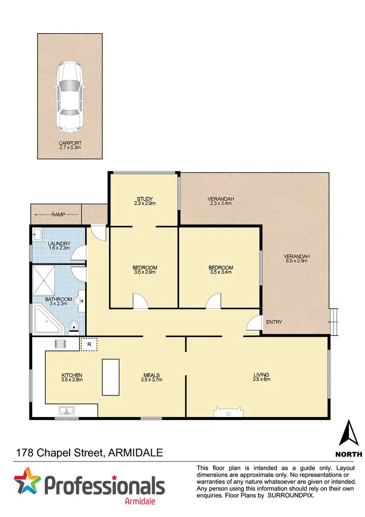 Floorplan of Homely house listing, 178 Chapel Street, Armidale NSW 2350