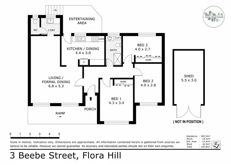 Floorplan of Homely house listing, 3 Beebe Street, Flora Hill VIC 3550