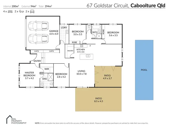 Floorplan of Homely house listing, 67 Goldstar Circuit, Caboolture QLD 4510