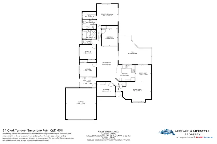 Floorplan of Homely house listing, 24 Clark Terrace, Sandstone Point QLD 4511