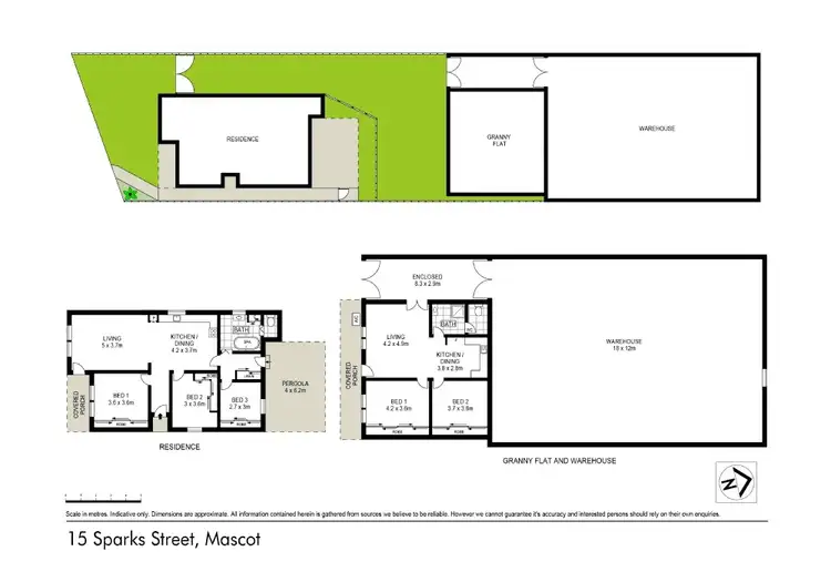 Floorplan of Homely house listing, 15 Sparks Street, Mascot NSW 2020