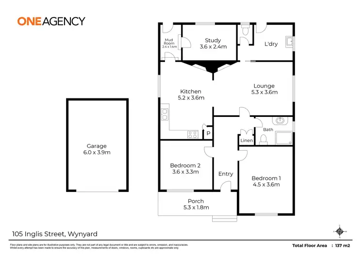 Floorplan of Homely house listing, 104 Inglis Street, Wynyard TAS 7325