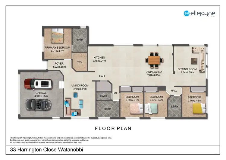 Floorplan of Homely house listing, 33 Harrington Close, Watanobbi NSW 2259