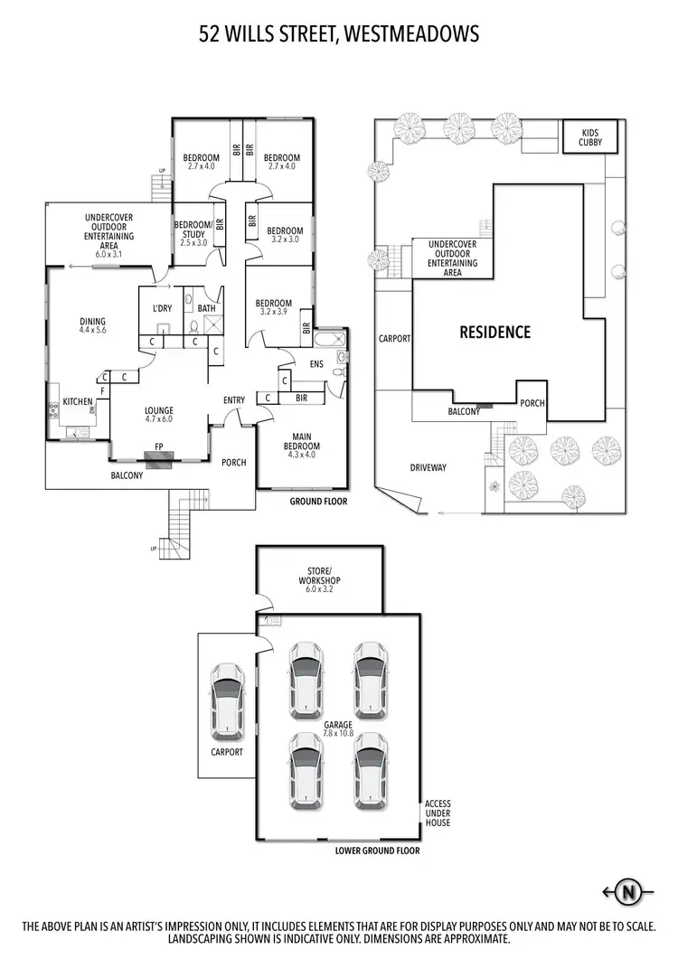 Floorplan of Homely house listing, 52 Wills Street, Westmeadows VIC 3049