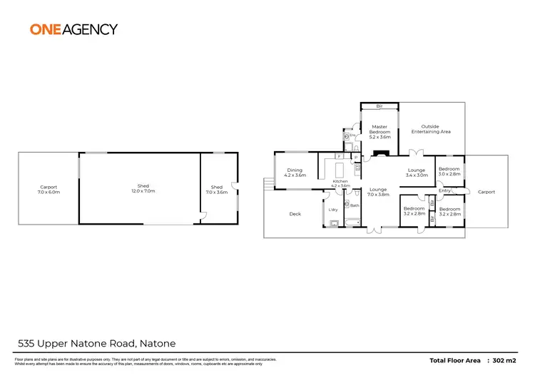 Floorplan of Homely house listing, 535 Upper Natone Road, Upper Natone TAS 7321
