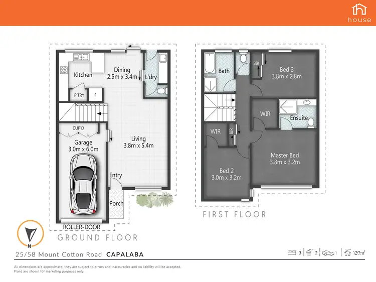 Floorplan of Homely unit listing, 25/58 Mount Cotton Road, Capalaba QLD 4157