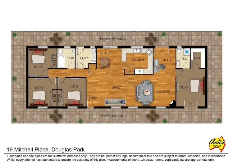 Floorplan of Homely house listing, 19 Mitchell Place, Douglas Park NSW 2569