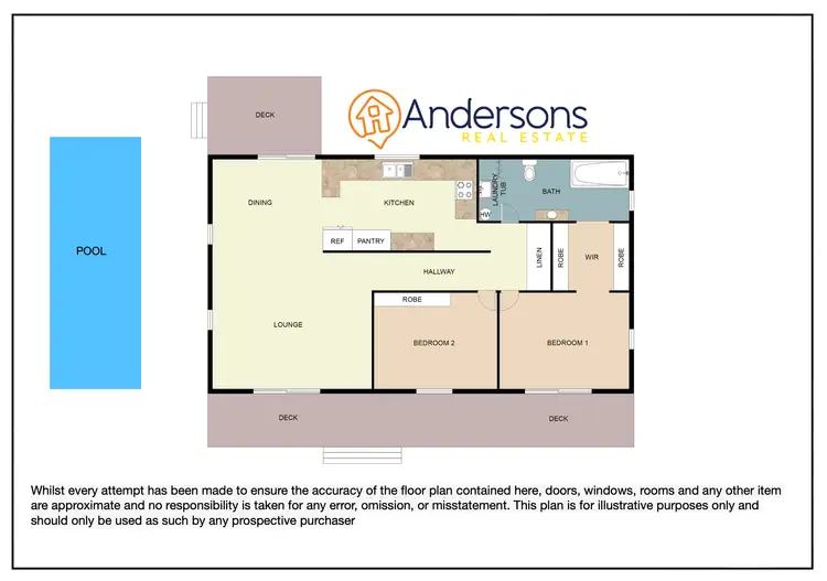 Floorplan of Homely house listing, 16 Holland Street, Wongaling Beach QLD 4852