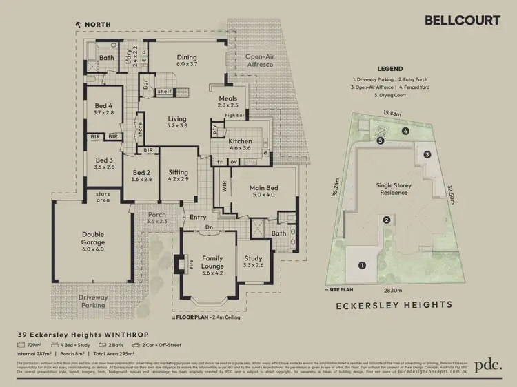 Floorplan of Homely house listing, 39 Eckersley Heights, Winthrop WA 6150