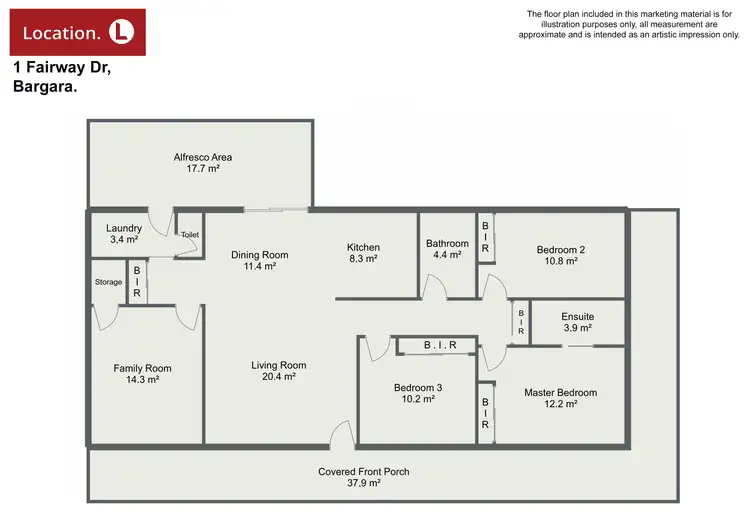 Floorplan of Homely house listing, 1 Fairway Drive, Bargara QLD 4670