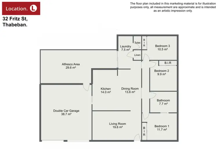 Floorplan of Homely house listing, 32 Fritz Street, Thabeban QLD 4670