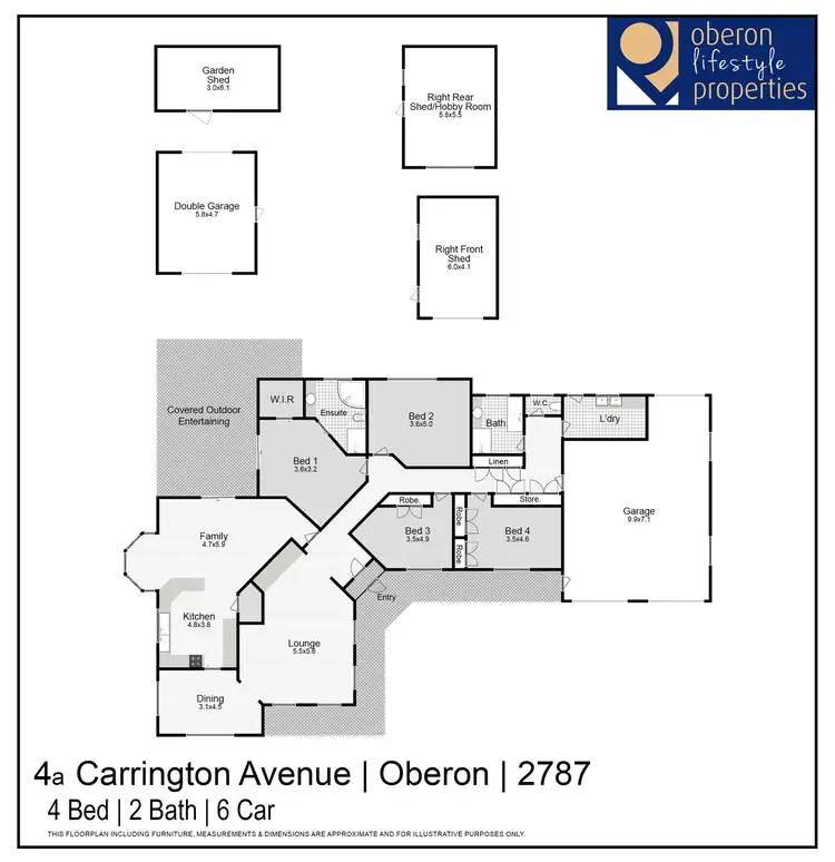 Floorplan of Homely house listing, 4a Carrington Avenue, Oberon NSW 2787