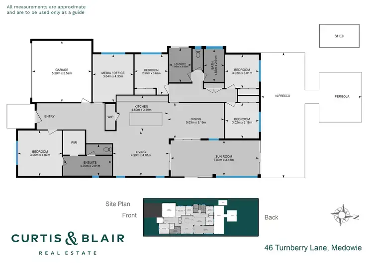 Floorplan of Homely house listing, 46 Turnberry Lane, Medowie NSW 2318