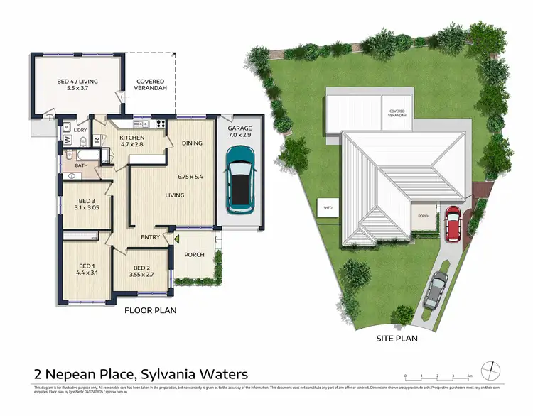 Floorplan of Homely house listing, 2 Nepean Place, Sylvania Waters NSW 2224