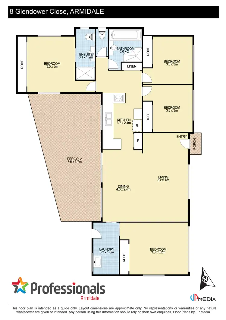 Floorplan of Homely house listing, 8 Glendower Close, Armidale NSW 2350