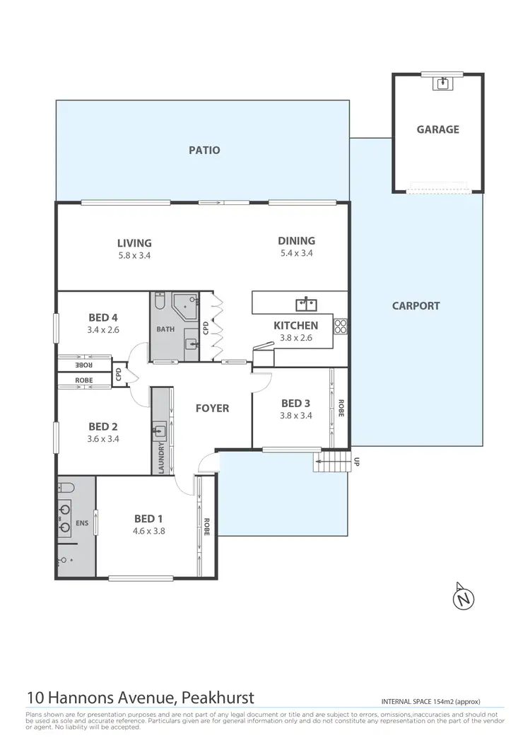 Floorplan of Homely house listing, 10 Hannons Avenue, Peakhurst NSW 2210