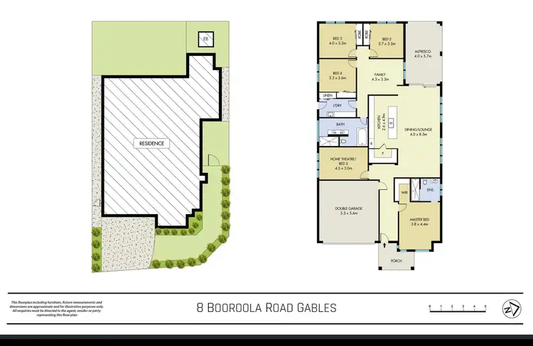Floorplan of Homely house listing, 8 Booroola Road (The Gables), Box Hill NSW 2765