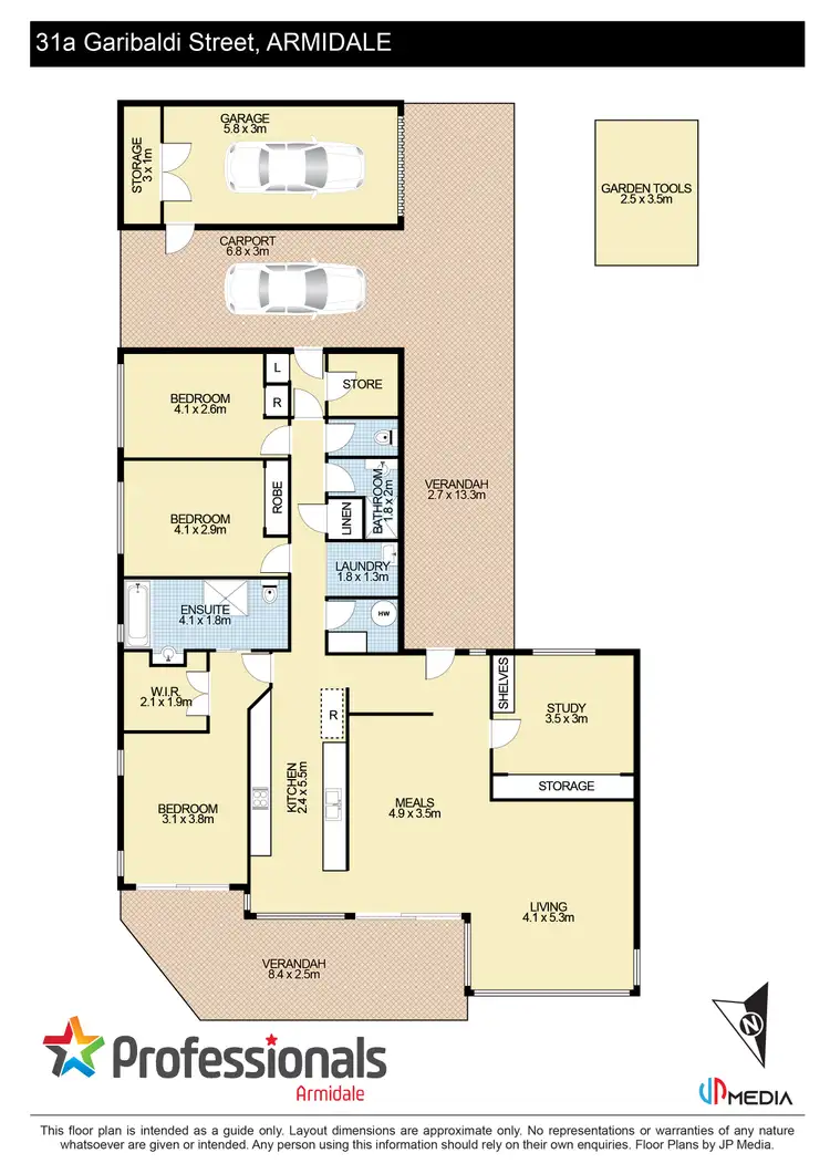 Floorplan of Homely house listing, 31a Garibaldi Street, Armidale NSW 2350