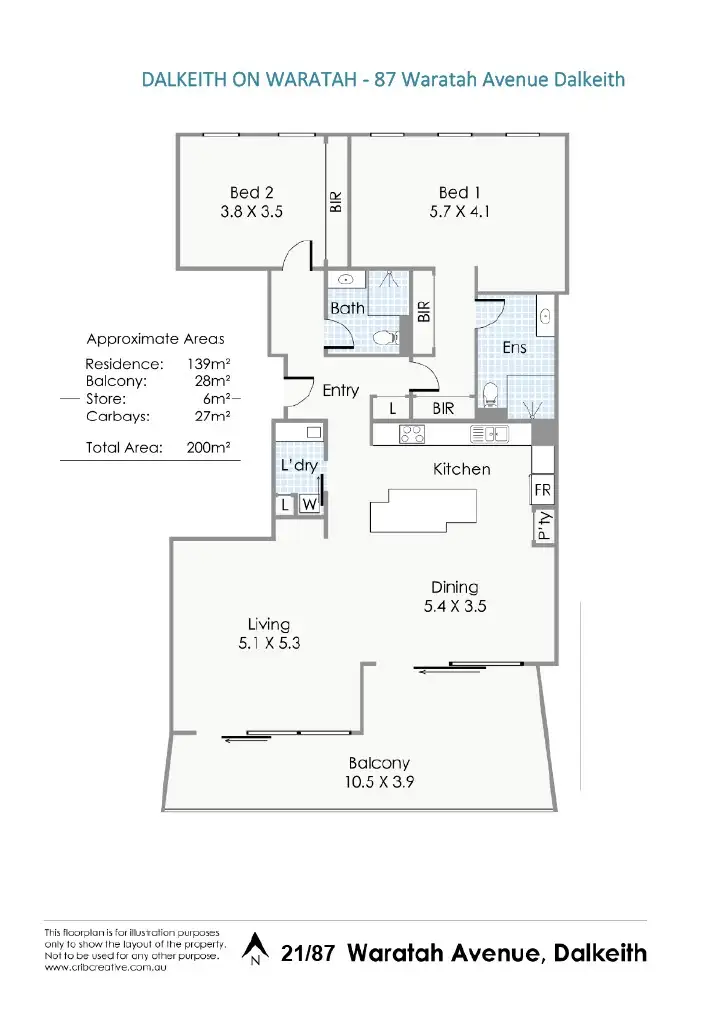 Floorplan of Homely apartment listing, 21/87 Waratah Avenue, Dalkeith WA 6009