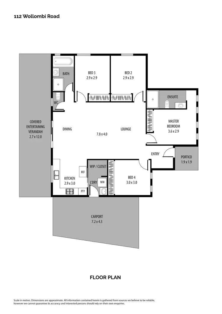 Floorplan of Homely house listing, 112 Wollombi Road, Muswellbrook NSW 2333